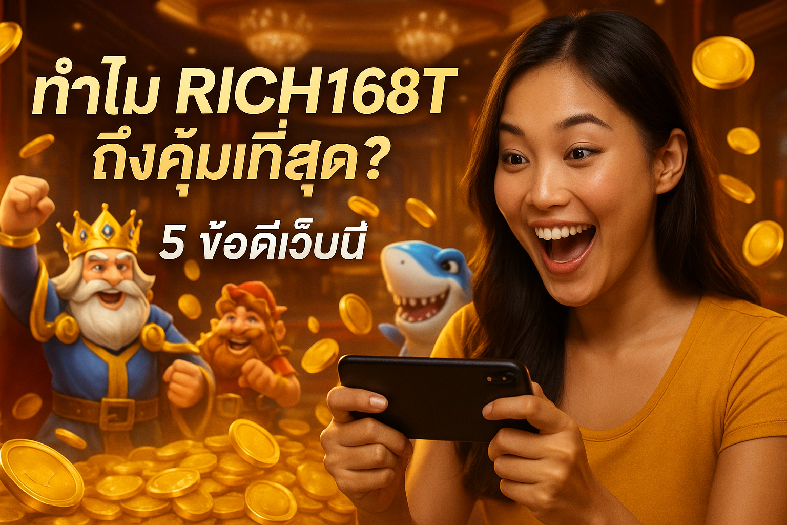 ทำไม RICH168T ถึงคุ้มที่สุด? 5 ข้อดีเว็บนี้