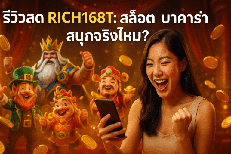 รีวิวสด RICH168T: สล็อต บาคาร่า สนุกจริงไหม?