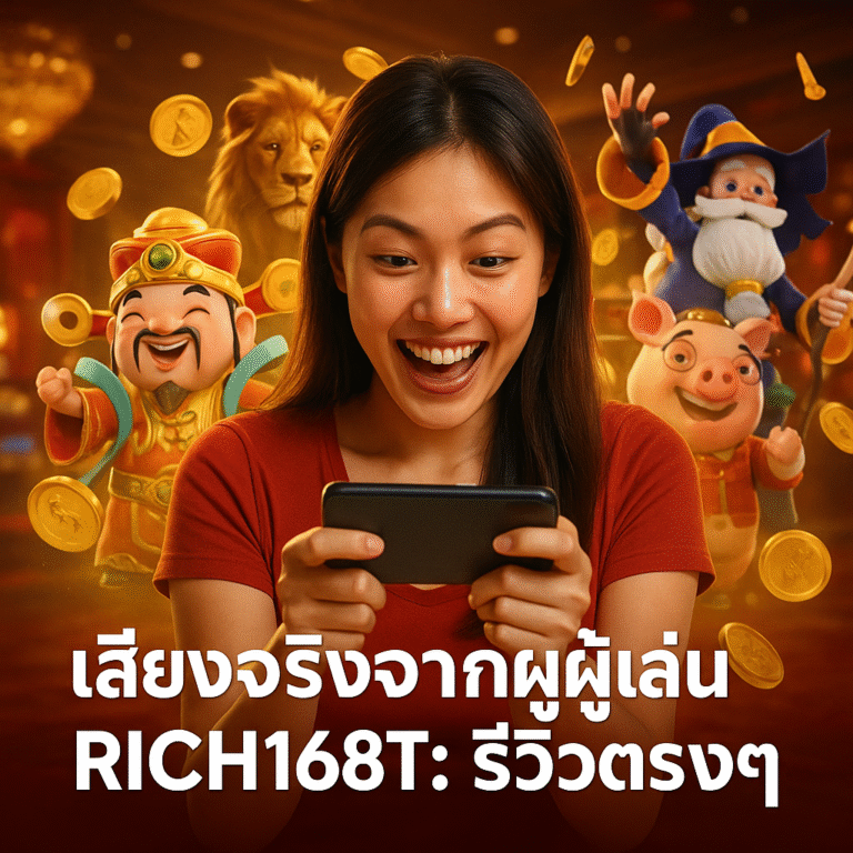เสียงจริงจากผู้เล่น RICH168T: รีวิวตรงๆ