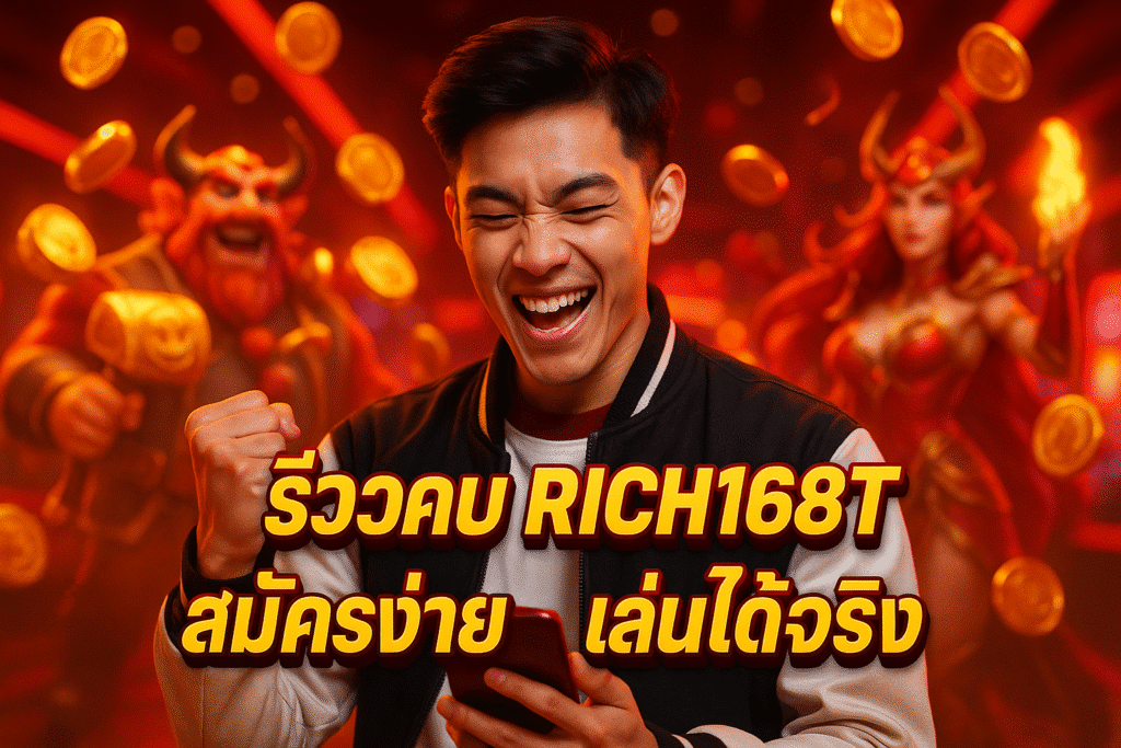 รีวิวครบ RICH168T สมัครง่าย เล่นได้จริง