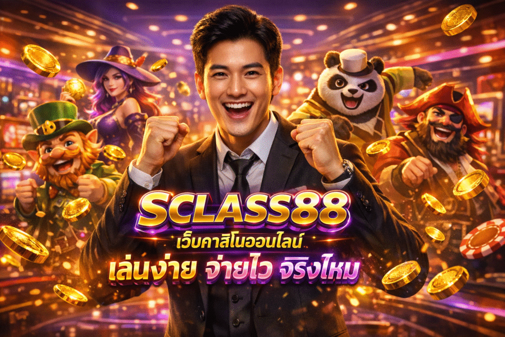 SCLASS88 เว็บคาสิโนออนไลน์ เล่นง่าย จ่ายไว จริงไหม